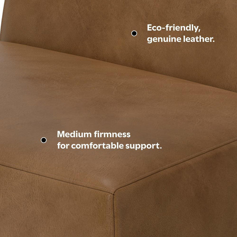 Rex - Center Sofa Module - Brown