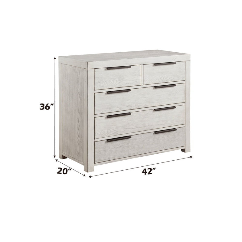 Celerina - Chest - Weathered White Finish