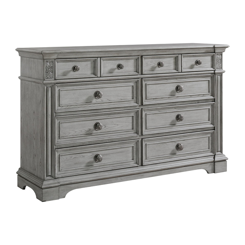 Glenmore - 8-Drawer Dresser - Aged Gray