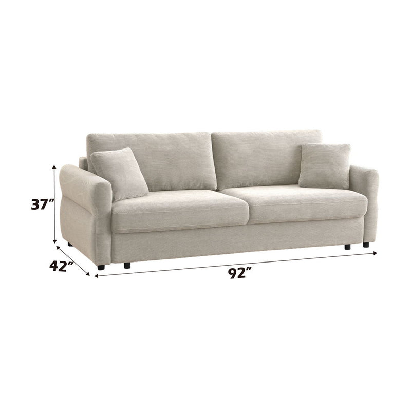 Haran - Sofa With Sleeper - Beige