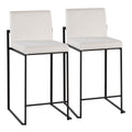 Fuji - Contemporary Modern Elegance, High Back Counter Stool