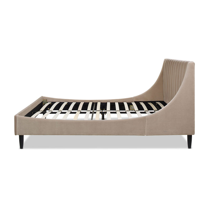 Aspen - Vertical Tufted Modern Headboard Platform Bed Set