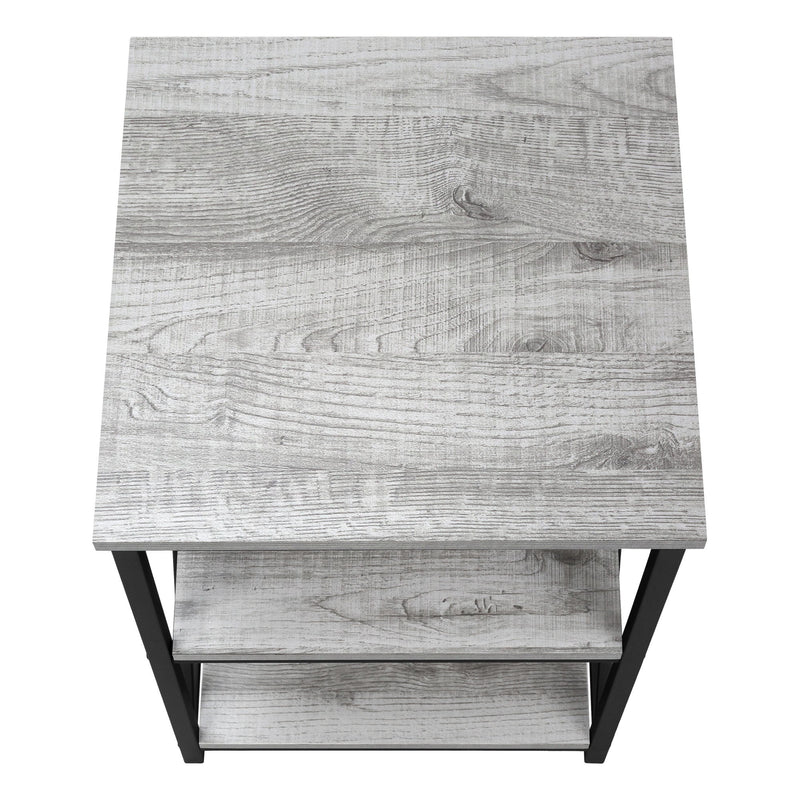 3 Tier Accent Table, Side Marble Look Contemporary & Modern