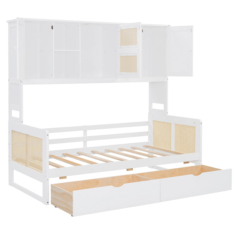 Daybed And All In One Cabinet And Shelf