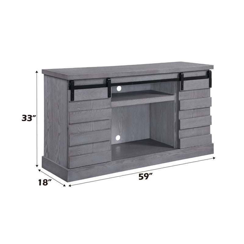 Amrita - TV Stand - Gray Oak