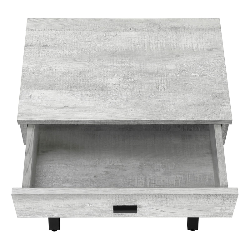 Accent Side X Table, Storage Drawer, Contemporary & Modern