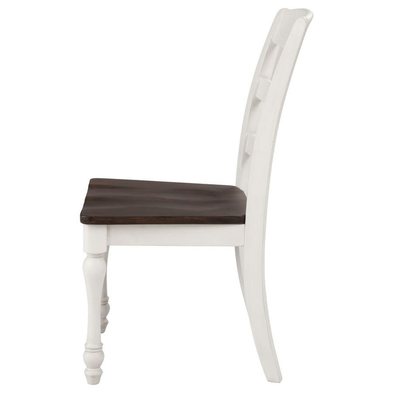 Madelyn - Wood Dining Side Chair (Set of 2) - Coastal White