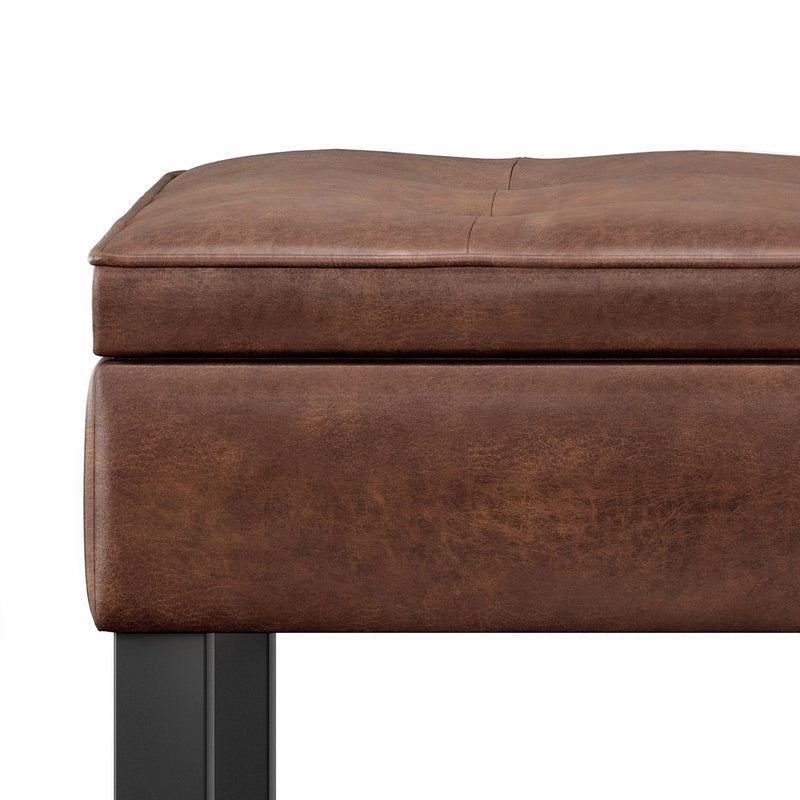 Cosmopolitan - Storage Ottoman Bench With Open Bottom