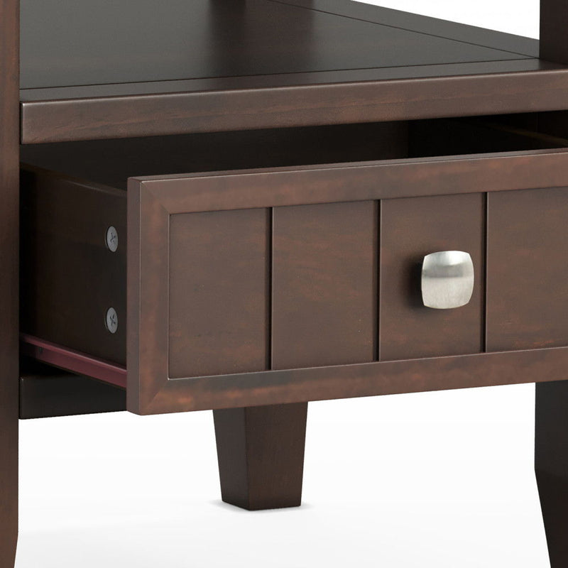 Acadian - End Table With Drawer - Brown