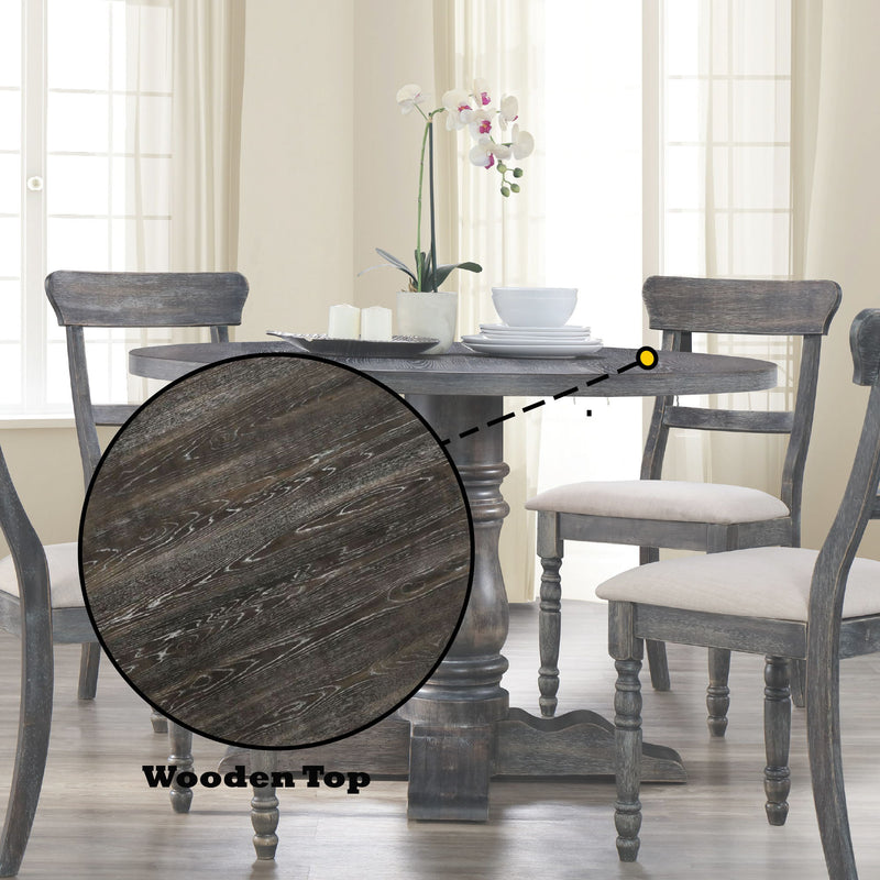 Leventis - Weathered Dining Table - Gray