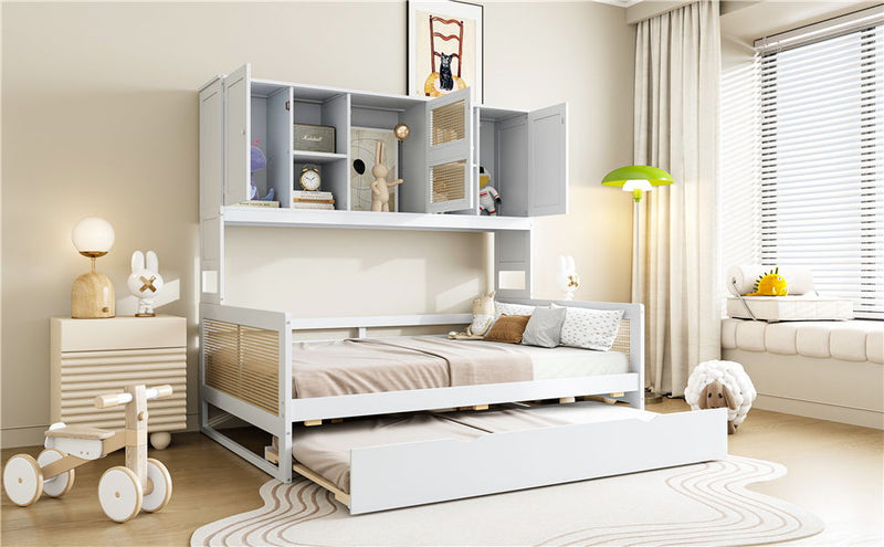 Daybed And All In One Cabinet And Shelf