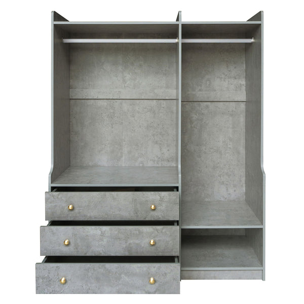 Open Wardrobe Storage For Bedroom