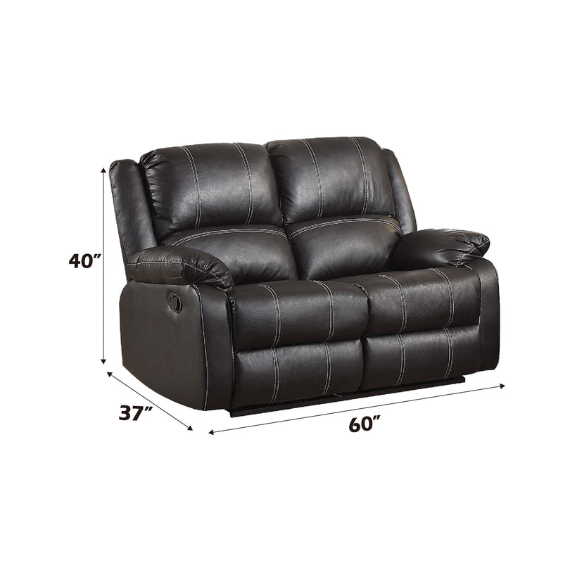 Zuriel - Synthetic Leather Recliner Loveseat