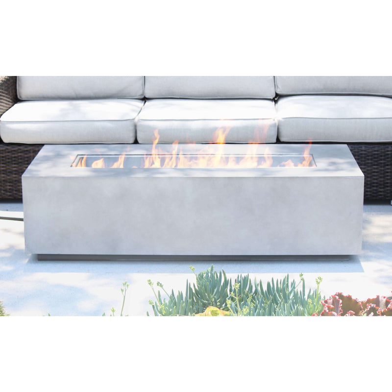 Propane Outdoor Fire Pit Table - Cream White