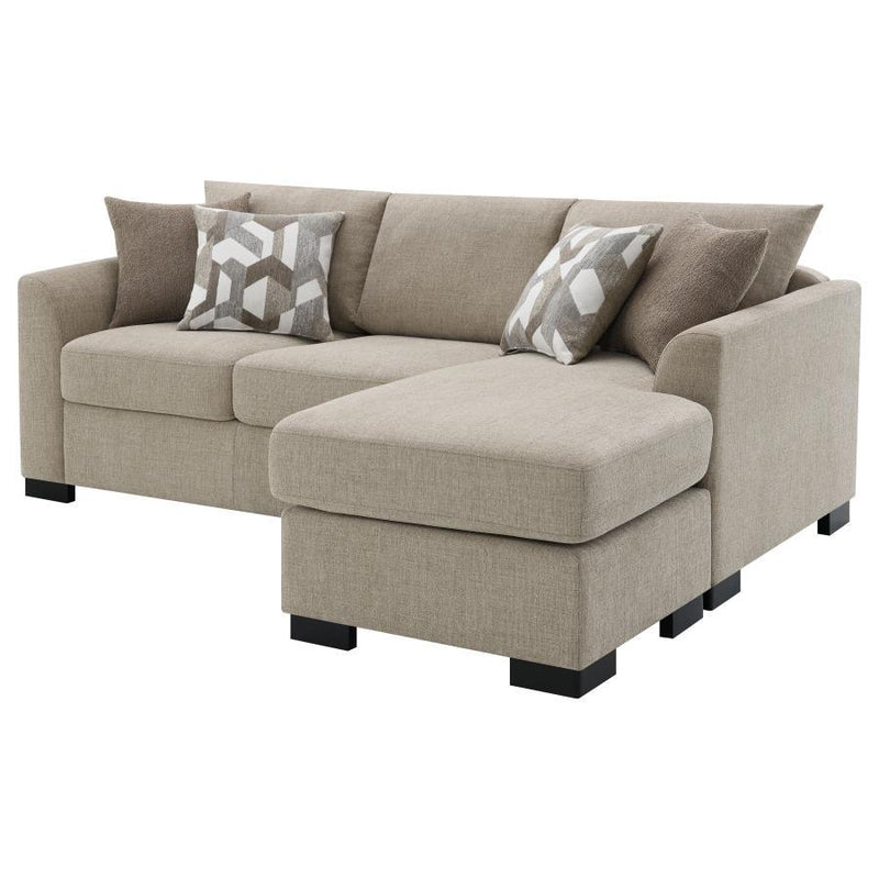 Storey - Upholstered Sleeper Sectional Chaise Sofa