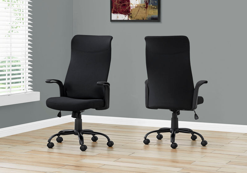 Office Chair, Adjustable Height, Swivel, Armrests, Contemporary & Modern