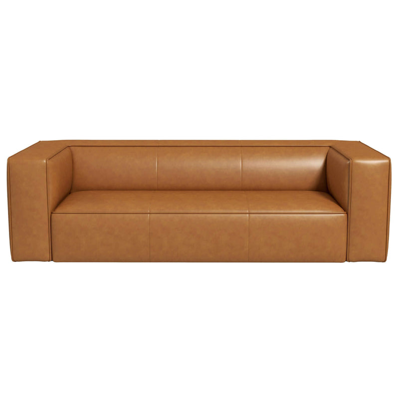 Colton - Leather Sofa - Tan