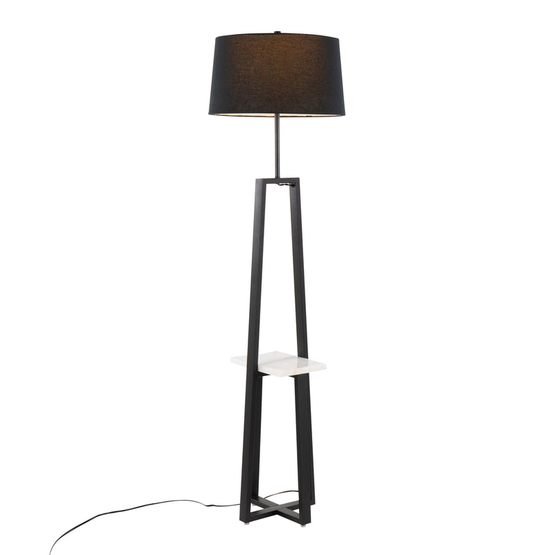 Cosmo - Shelf Contemporary / Glam Floor Lamp