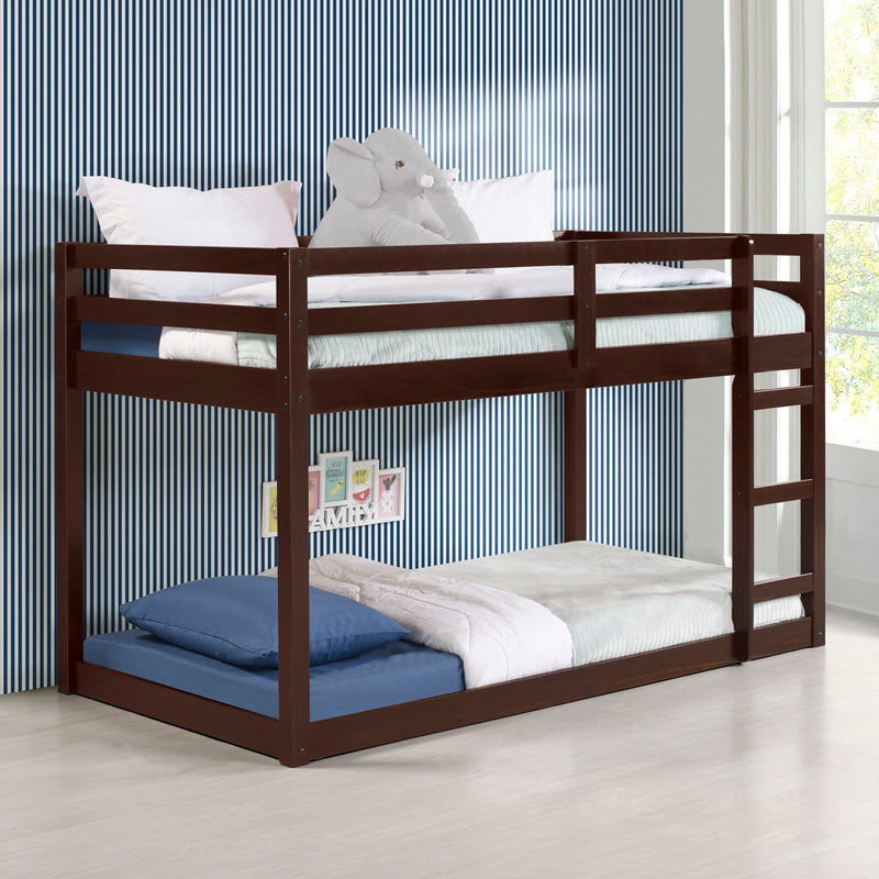 Gaston - Twin Loft Bed - Espresso