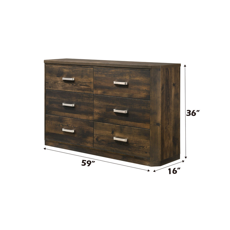 Elettra - Rustic Dresser - Walnut