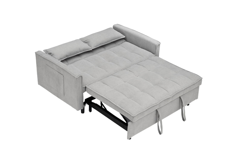 Two-Seat Casual Sofa With Pull Out Bed, Living Room Furniture