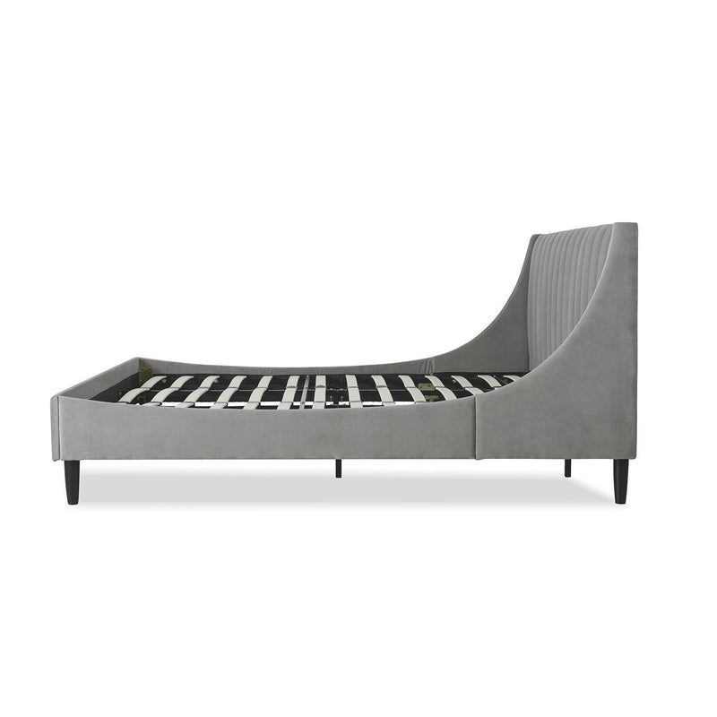 Aspen - Vertical Tufted Modern Headboard Platform Bed Set