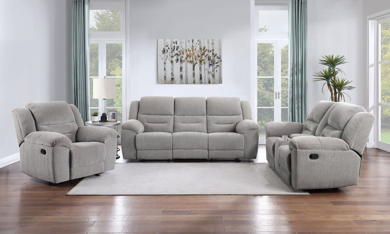 Gilson - Chenille Upholstered Sofa Set