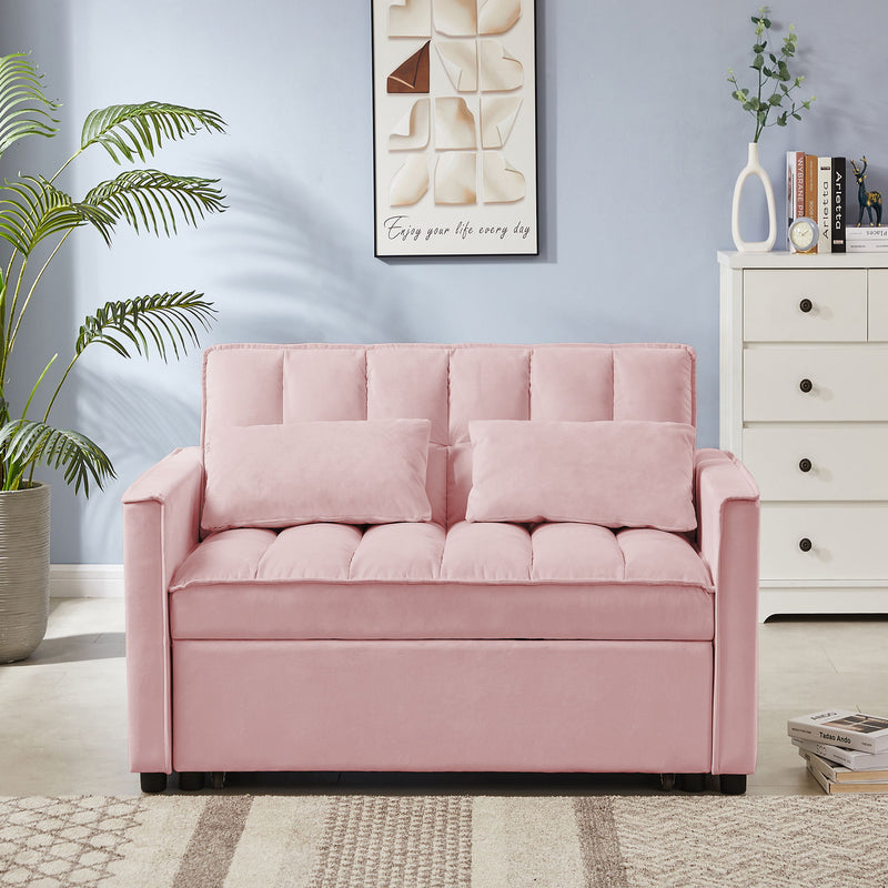 Velvet Loveseat Sofa Bed