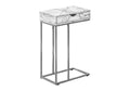 Accent Table, C - Shaped Contemporary & Modern Design