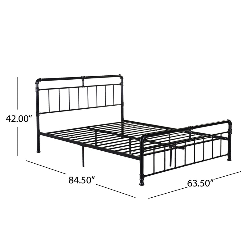 QUEEN SIZE METAL BED