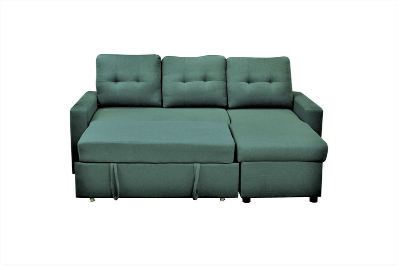 Convertible L Shaped Sectional Sleeper Sofa Bed, Saving Pull Out Couch