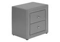 Nightstand, Storage Drawer Versatile Use, Upholstered, Transitional