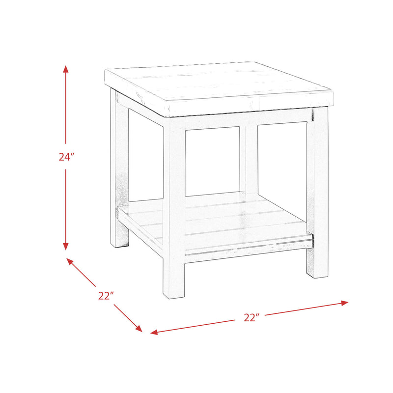 Marcello - With White Top - End Table