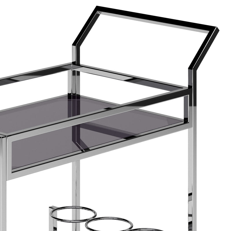 Watts - Bar Cart - Chrome