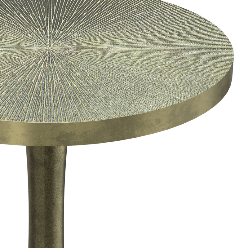 Amalie - Cast Aluminum Side Table - Green