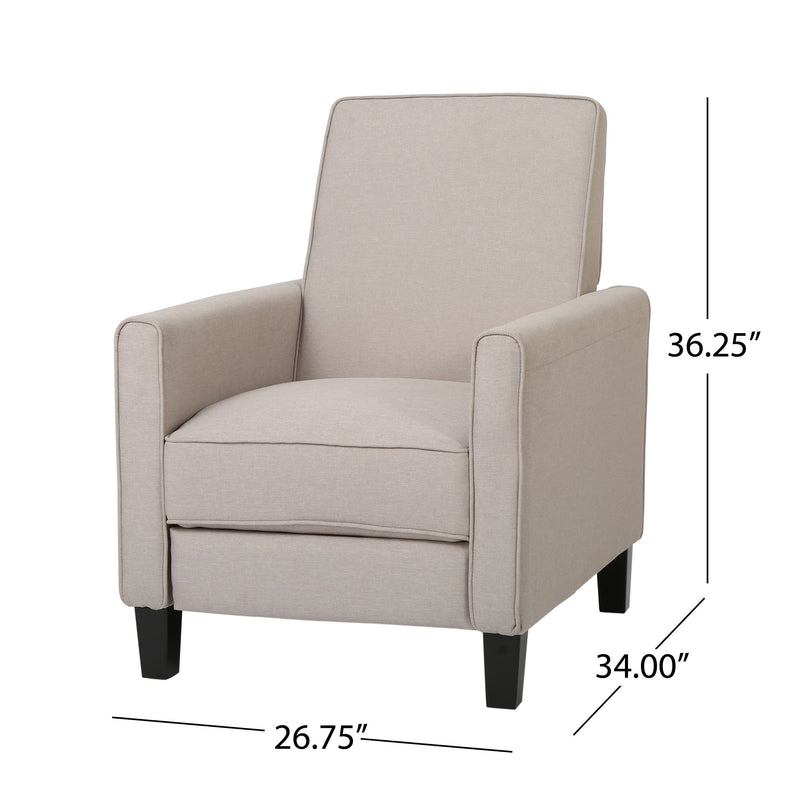 Recliner Push Back Chair For Elegant Home