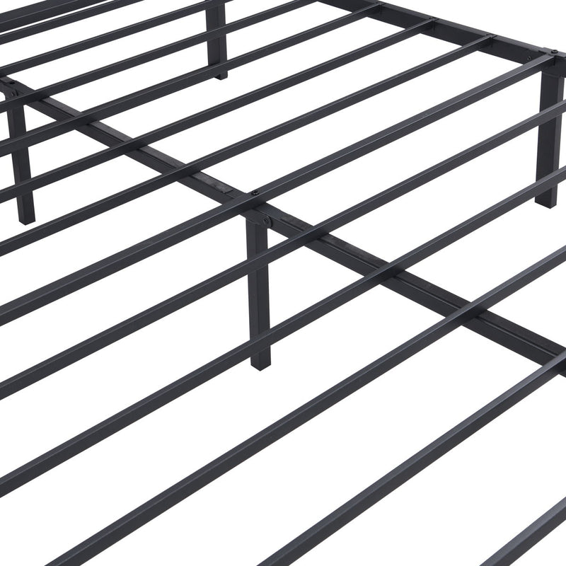 Queen Metal Bed - Black