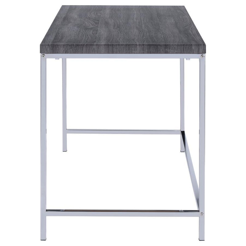 Kravitz - 1-Shelf Writing Desk - Weathered Gray