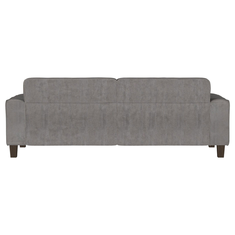 Deerhurst - Upholstered Track Arm Tufted Sofa - Charcoal