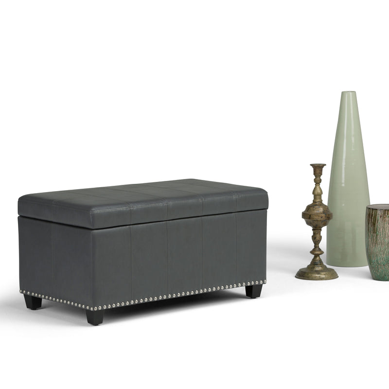 Amelia - Transitional Storage Ottoman Bench