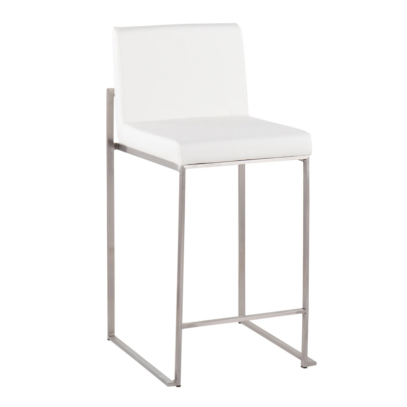 Fuji - Contemporary High Back Counter Stool, Functional Design