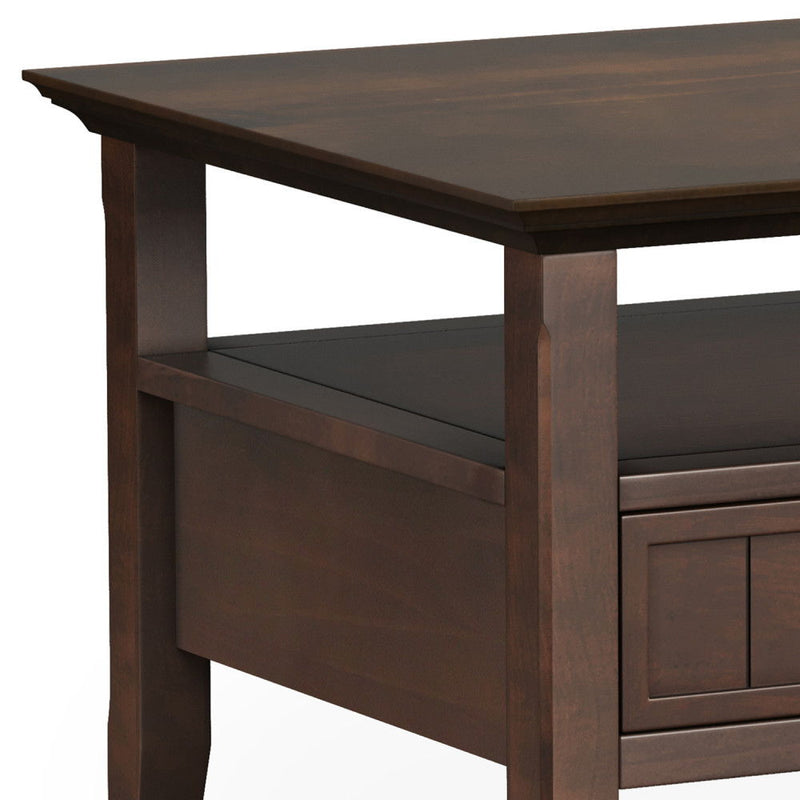 Acadian - Coffee Table With Drawer - Brown