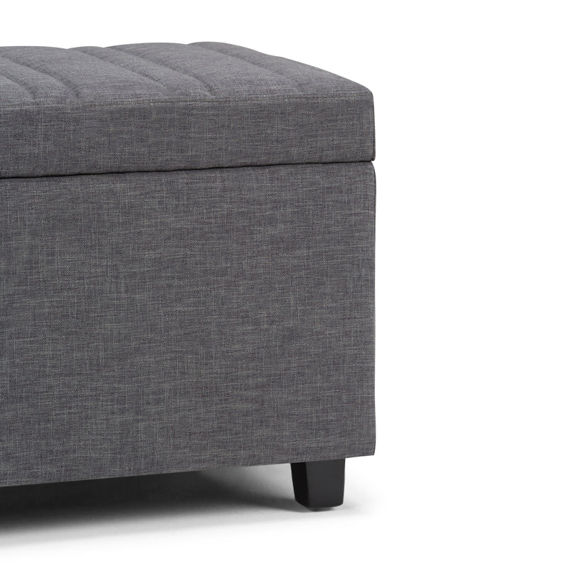 Darcy - Upholstered Storage Ottoman Bench