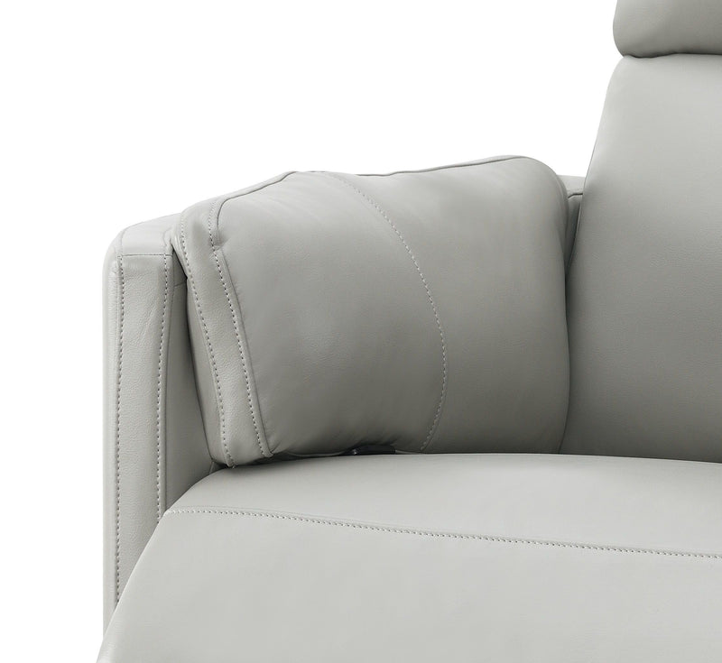 Sagen - Chenille Glider Recliner With Swivel