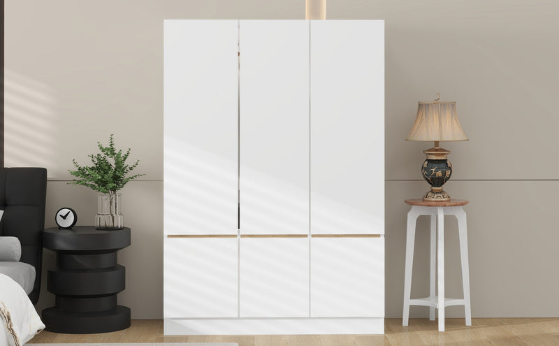 6 Doors Wardrobe Storage For Bedroom