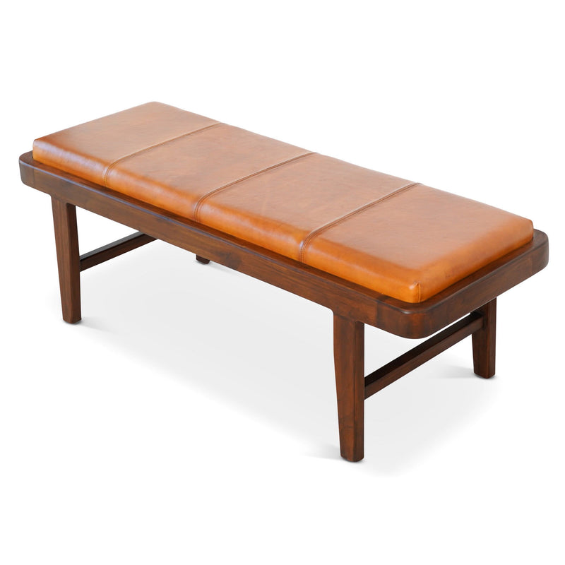 Maddox - Bench - Rustic / Tan