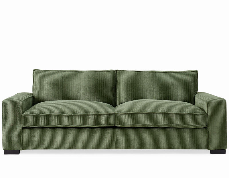 Luxe - Corduroy Sofa With Sleek Design, Spacious And Comfortable 3 Seater Couch