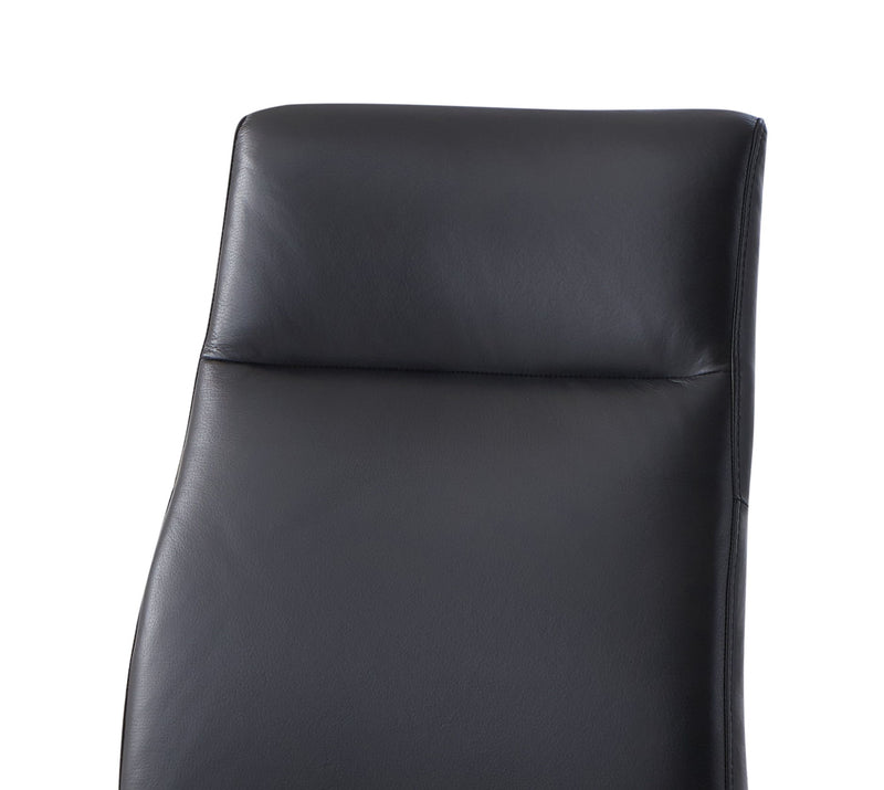 Raquan - Leather Side Chair (Set of 2) - Black Pu