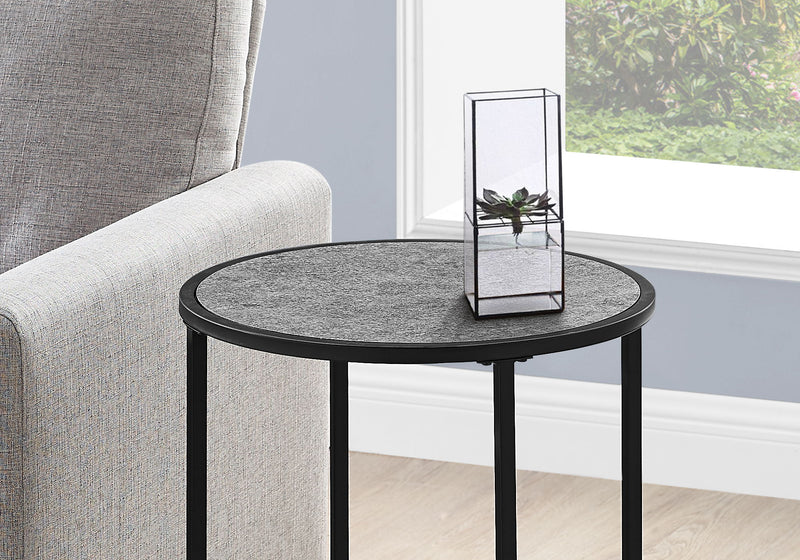 Round Accent Side Table, Contemporary & Modern