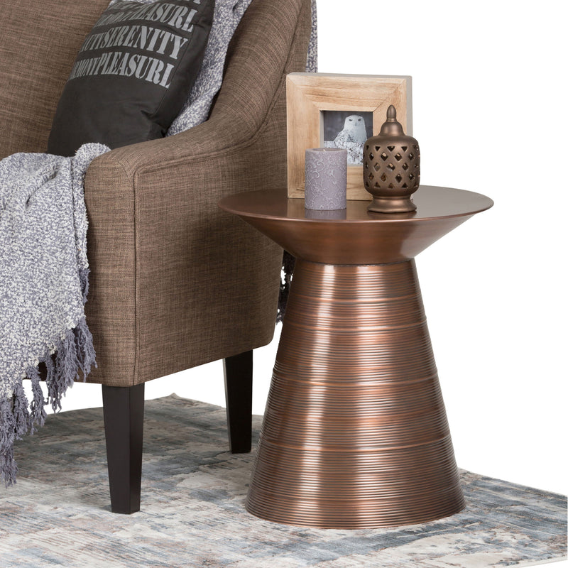 Sheridan - Handcrafted Metal Accent Table